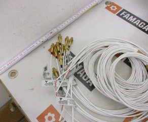 Термометр сопротивления кабеля
PR-SPA-EX-WKF
IBExU 14 ATEX 1281 U, II 2G Ex e IIC Gb
II 2D Ex tb IIIC Db
Kabelwiderstandsthermometer, M-OK/MH-SGH
1Pt1000, 2 Leiterschaltung
Klasse B ±0.3°C bei 0°C gem. DIN EN 60751
Messing, Presssicke, Schraubgehäuse,
Stufenhülse bzw. Sickstutzen: ø6x15mm
Gesamtlänge: 30mm
VSB: fest, Ms, M6x7.5mm/SW 10x7.5mm
Zuleitung: Schlauchleitung 1x [2xAWG 26/7-Cu-versilbert/PTFE/Glasseide/PTFE, KL=2500mm, Aø: 3.20mm]
WH(RD/WH),
Messbereich: -55°C...+180°C
Umgebungstemperatur: -55°C...+180°C
Durchschlagfestigkeit: 2.5 kV AC. 50 Hz / 1min. EPHY-MESS